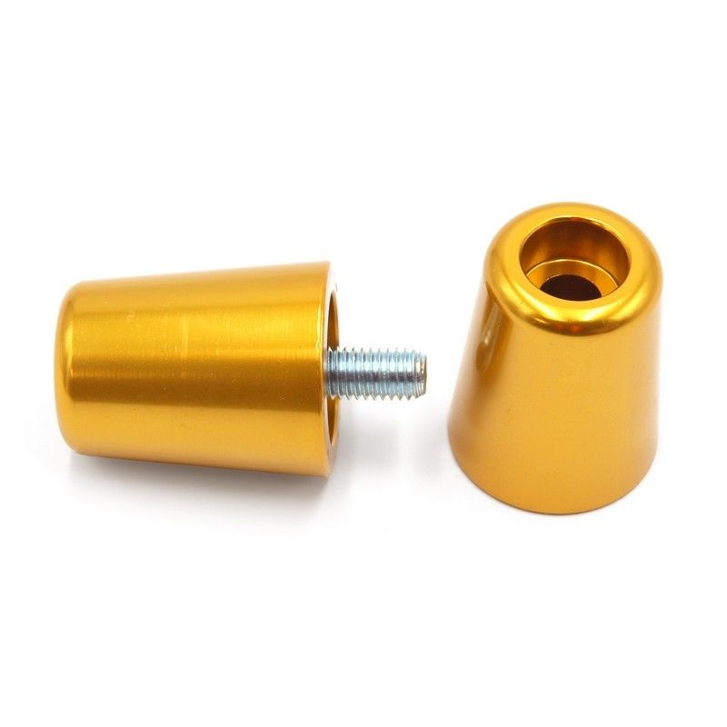 Juego contrapesos manillar V PARTS aluminio oro - motoscamaralweb.com