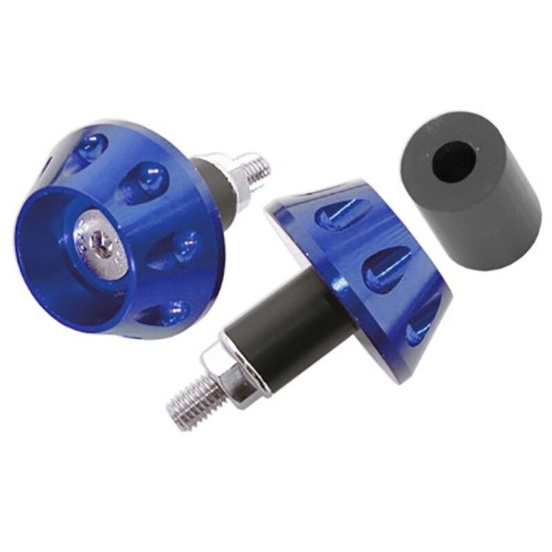 Juego contrapesos manillar V PARTS aluminio universal azul - motoscamaralweb.com