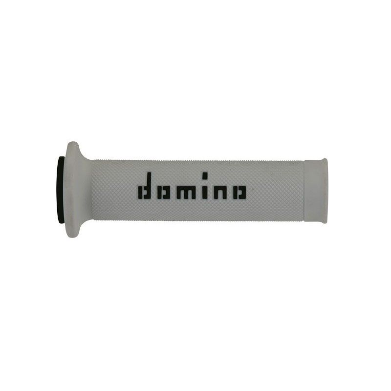 Puños racing DOMINO 126mm blanco/negro A01041C4046- motoscamaralweb.co