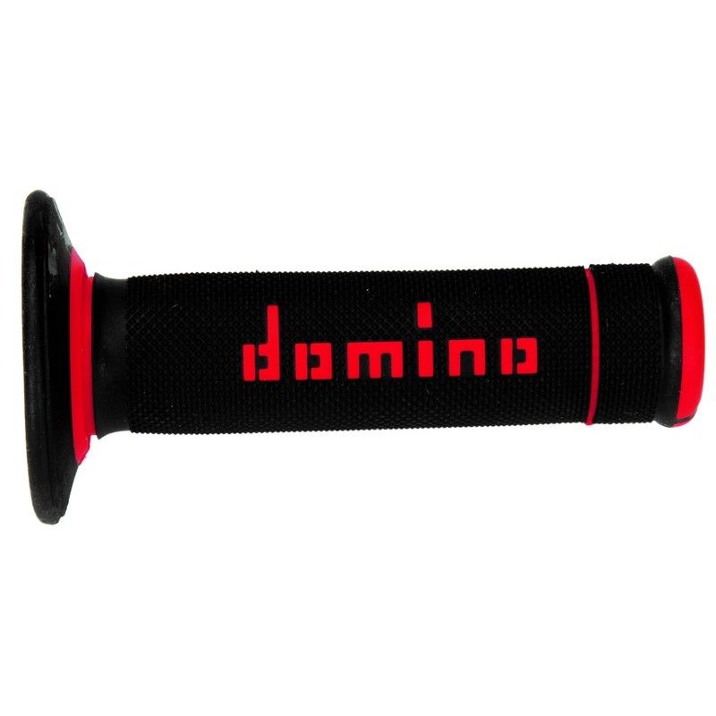 Puños off road DOMINO cross negro/rojo A02041C4240- motoscamaralweb.co