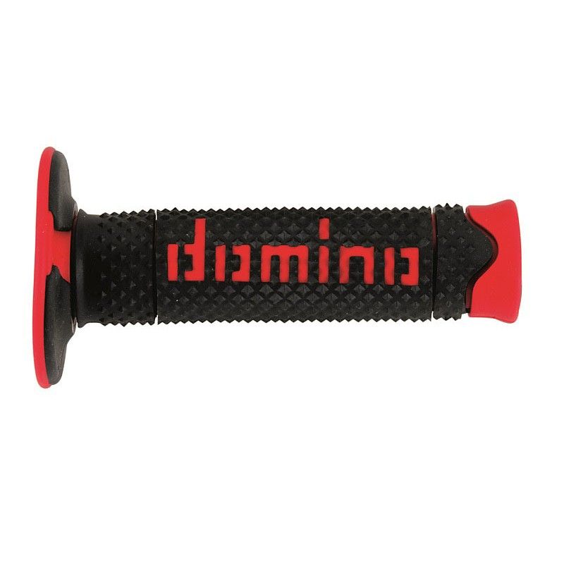 Puños off road DOMINO DSH negro/rojo A26041C4240- motoscamaralweb.com