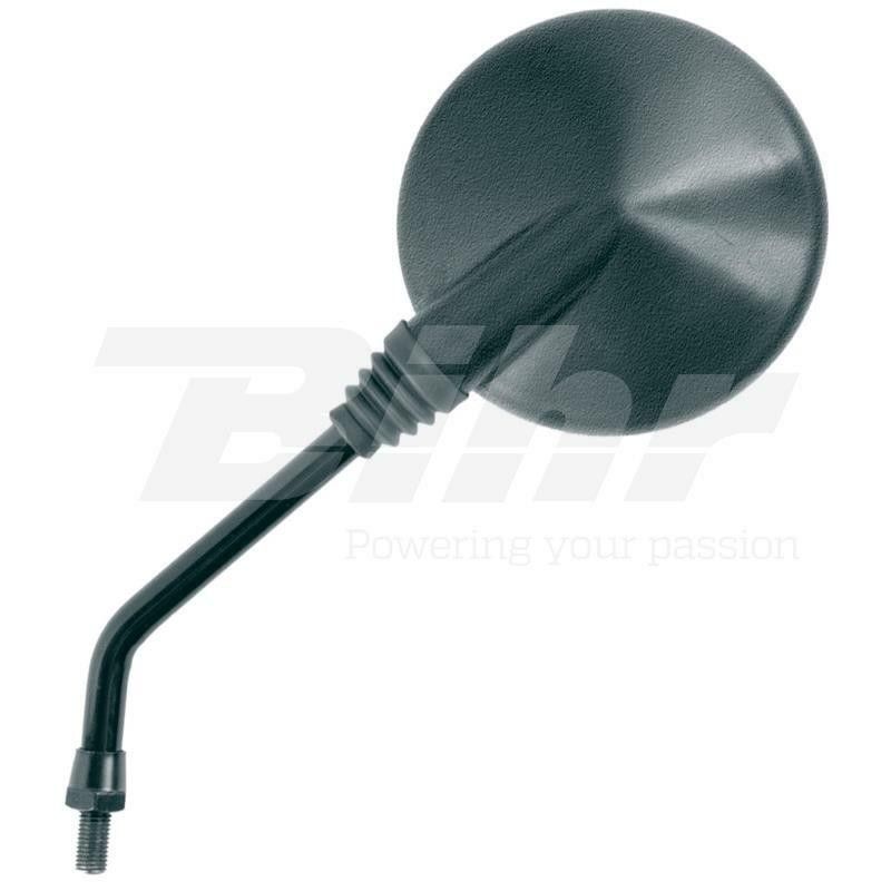 Retrovisor derecho universal V PARTS manillar redondo M10 x 1.25 rosca derecha - motoscamaralweb.com