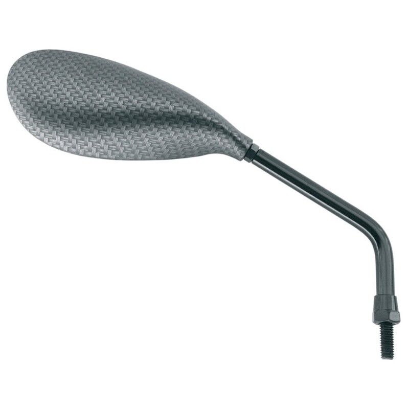 Retrovisor derecho universal V PARTS Ovoide M10 carbon look M2 - motoscamaralweb.com