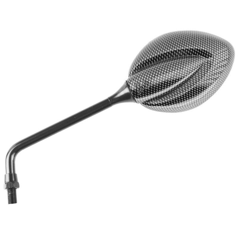 Retrovisor ambos lados universal V PARTS M8 x 1.25 carbon look brillo - motoscamaralweb.com