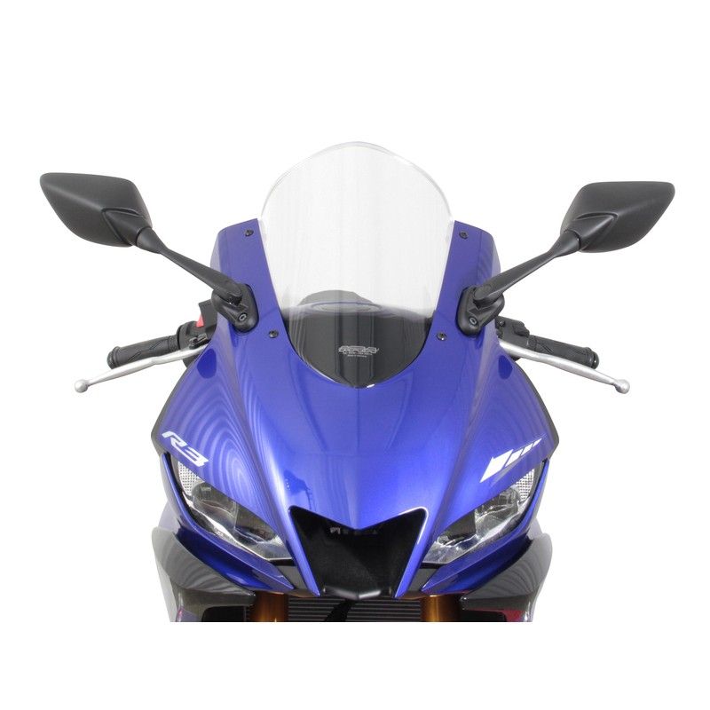 Pantalla MRA Racing R. transparente Yamaha YZF-R3 - motoscamaralweb.com