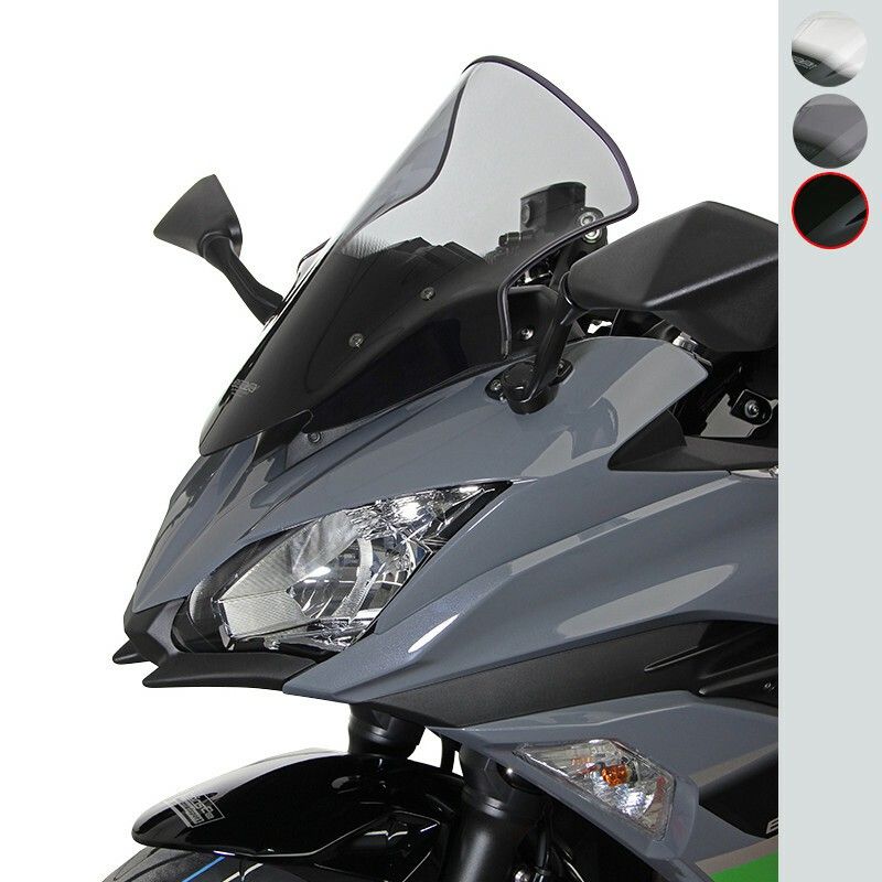Pantalla MRA Touring Ninja 650. negro - motoscamaralweb.com