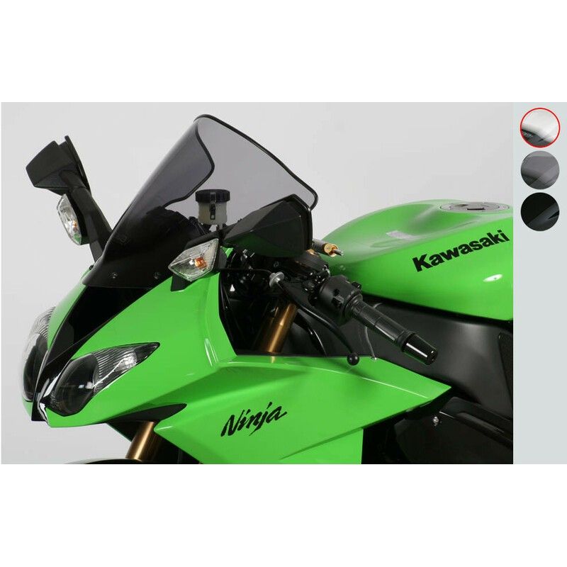 Pantalla MRA Racing transparente. ZX10R 08-09. ZX6R 09 - motoscamaralweb.com