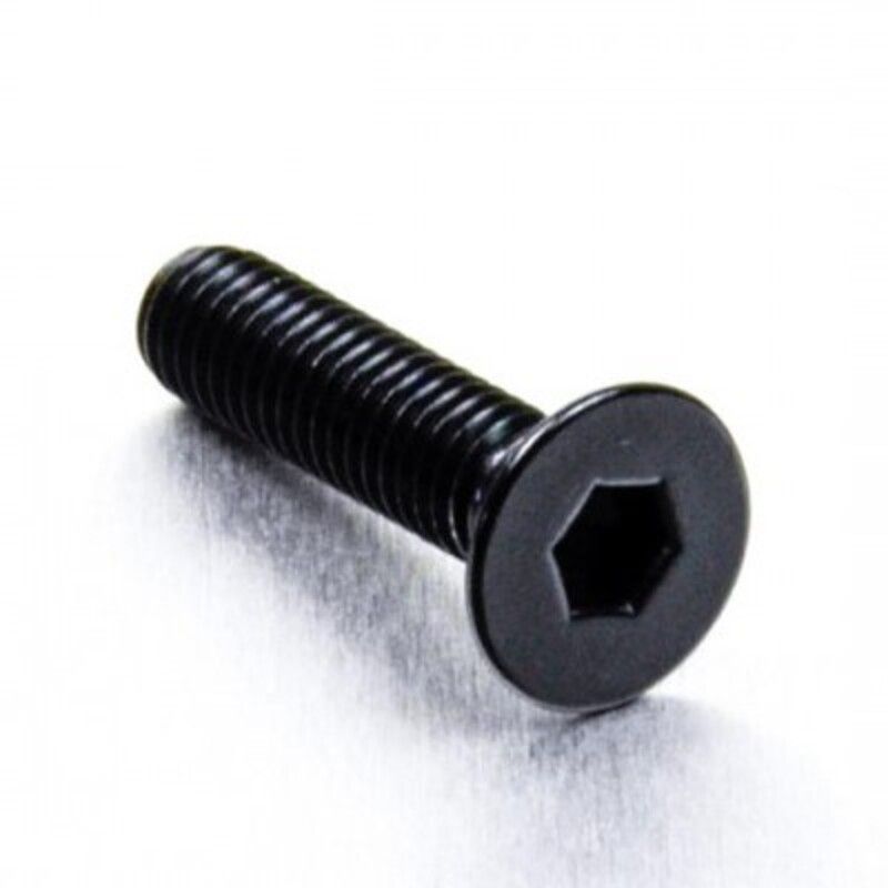 Tornillo de Aluminio Pro-bolt avellanado M6 x (1.00mm) x 25mm negro LCS625BK - motoscamaralweb.com