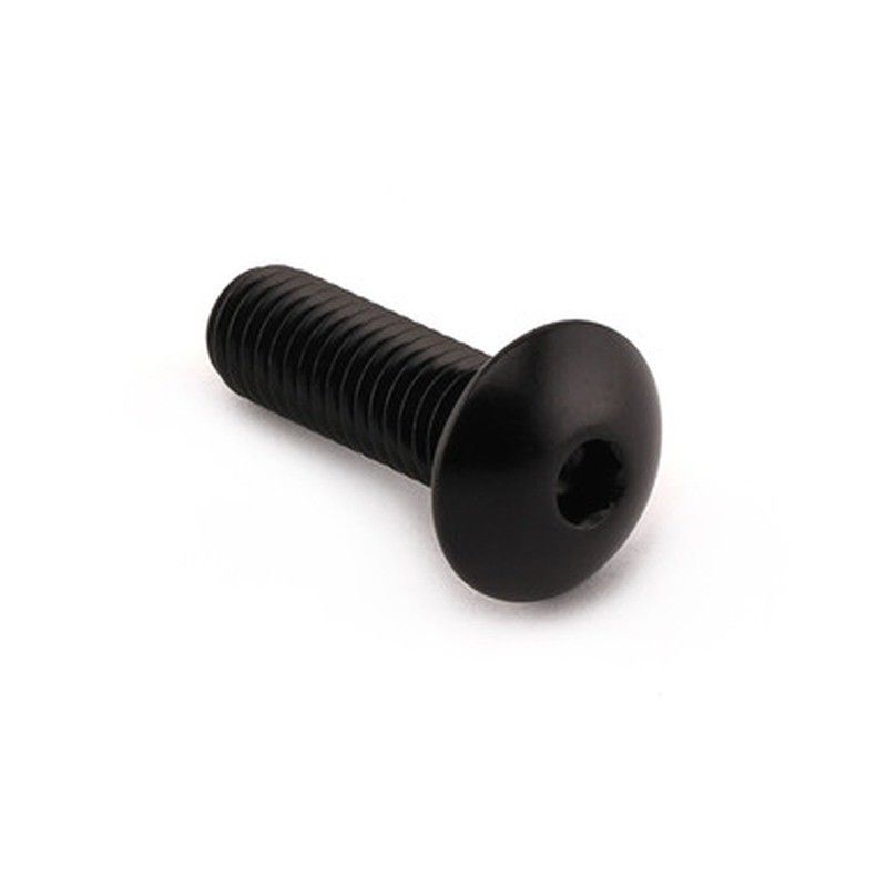 Tornillo Aluminio Pro-Bolt cabeza alomada M8 x (1.25mm) x 25mm LFB825BK Negro - motoscamaralweb.com
