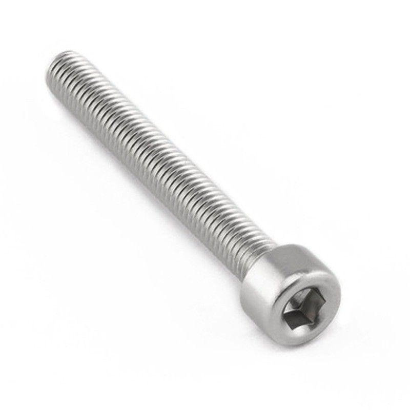 Tornillo Aluminio Pro-bolt cabeza cilíndrica M5 x (0.8mm) x 40mm LPB540S Plata - motoscamaralweb.com