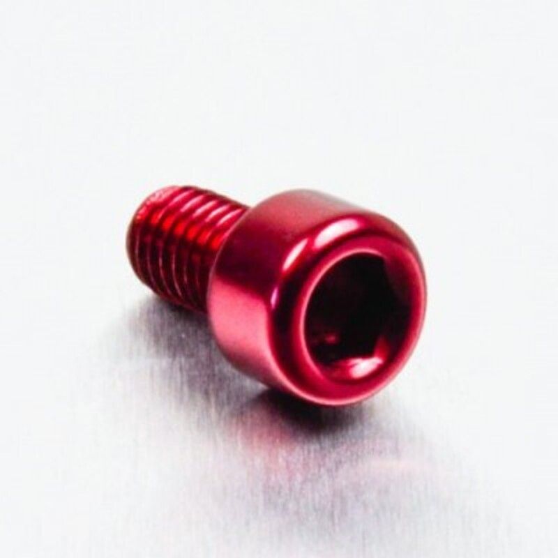 Tornillo de Aluminio Pro-bolt cabeza cilíndrica M6 x (1.00mm) x 10mm rojo LPB610R - motoscamaralweb.com