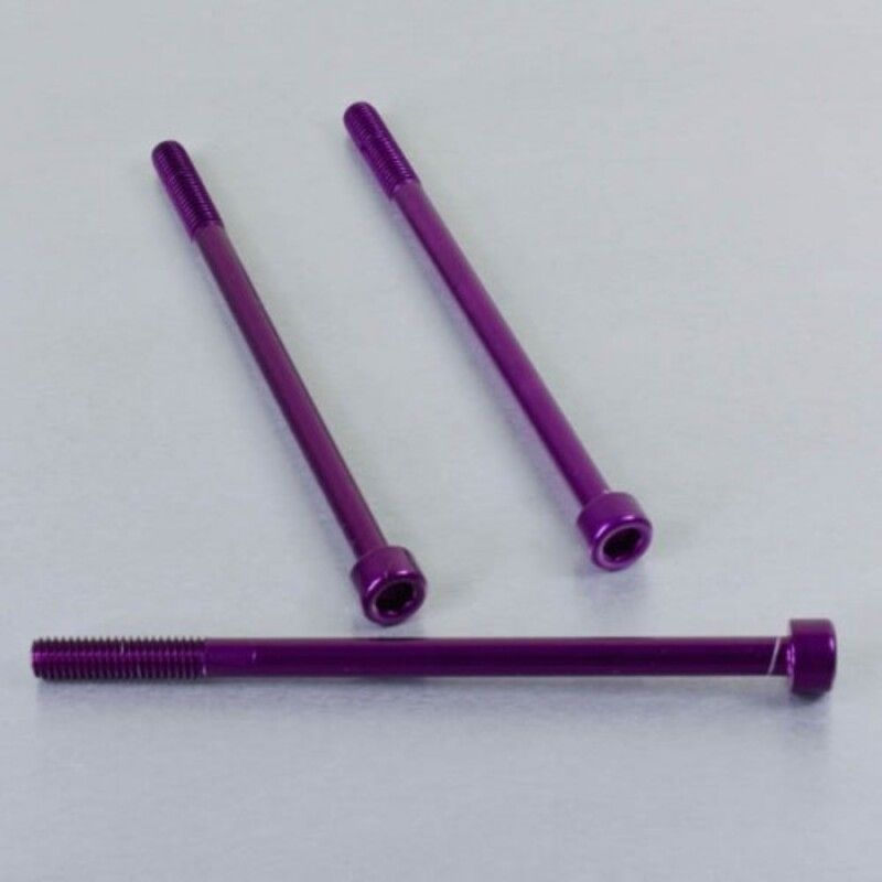 Tornillo de Aluminio Pro-bolt cabeza cilíndrica M6 x (1.00mm) x 100mm negro LPB6100BK - motoscamaralweb.com