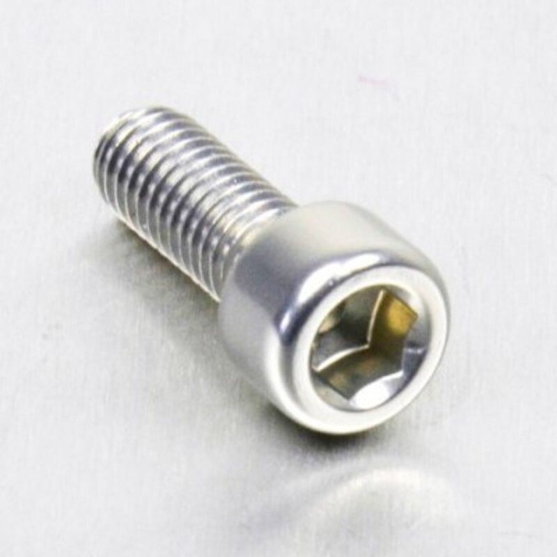 Tornillo de Aluminio Pro-bolt cabeza cilíndrica M6 x (1.00mm) x 16mm plata LPB616S - motoscamaralweb.com