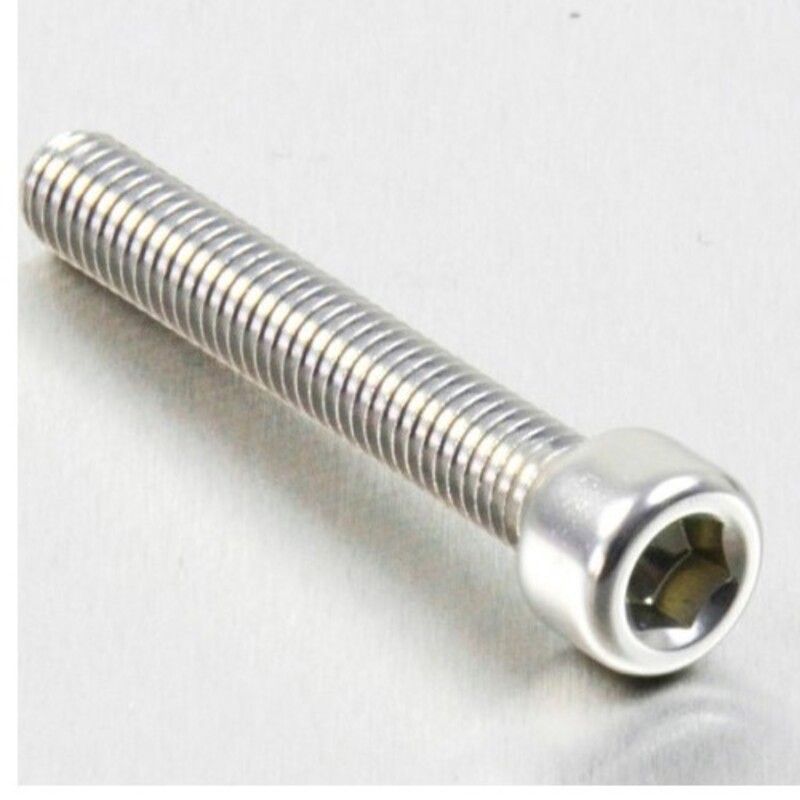 Tornillo de Aluminio Pro-bolt cabeza cilíndrica M6 x (1.00mm) x 40mm plata LPB640S - motoscamaralweb.com