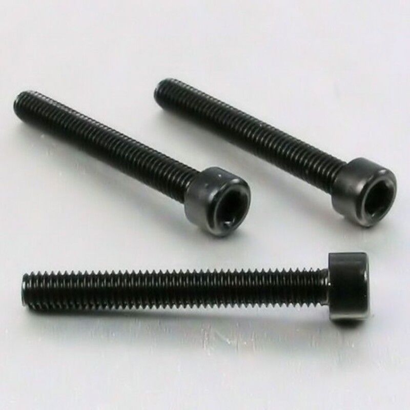 Tornillo de Aluminio Pro-bolt cabeza cilíndrica M6 x (1.00mm) x 45mm negro LPB645BK - motoscamaralweb.com