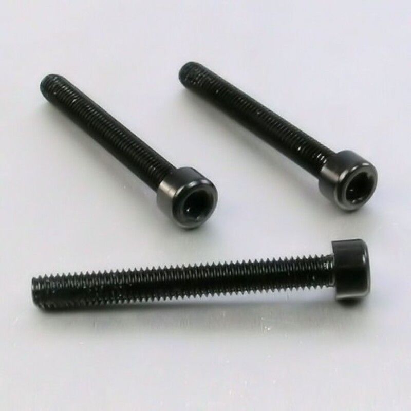 Tornillo de Aluminio Pro-bolt cabeza cilíndrica M6 x (1.00mm) x 50mm negro LPB650BK - motoscamaralweb.com