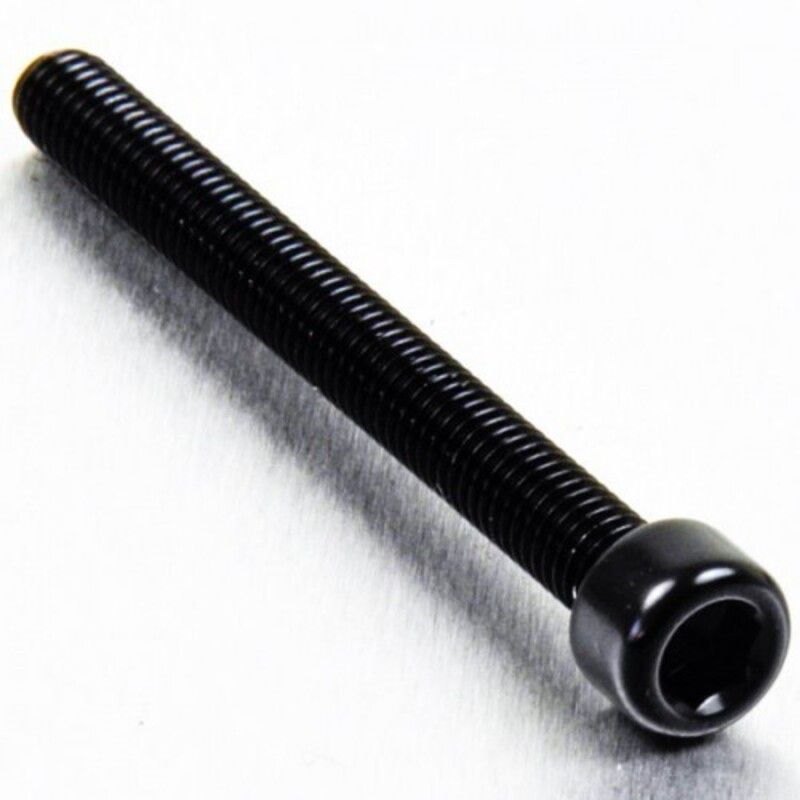 Tornillo de Aluminio Pro-bolt cabeza cilíndrica M6 x (1.00mm) x 65mm negro LPB665BK - motoscamaralweb.com