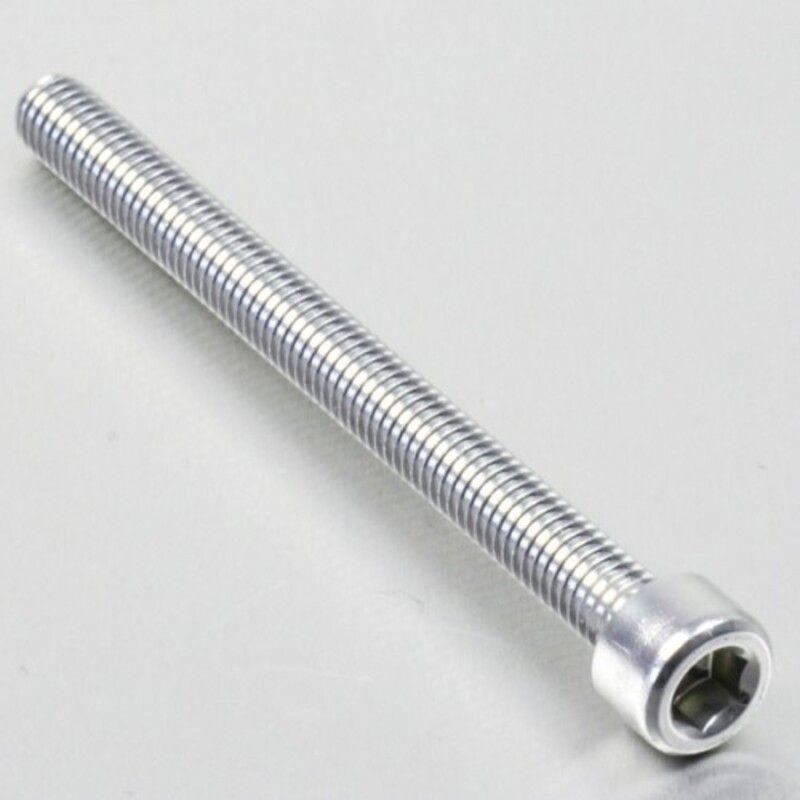 Tornillo de Aluminio Pro-bolt cabeza cilíndrica M6 x (1.00mm) x 80mm plata LPB680S - motoscamaralweb.com