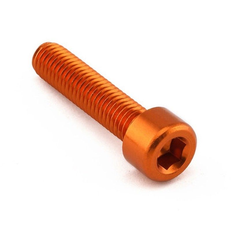 Tornillo Aluminio Pro-bolt cabeza cilíndrica M8 x (1.25mm) x 35mm LPB835O Naranja - motoscamaralweb.com