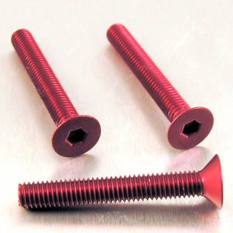 Arandela de Aluminio avellanada M6 azul LWAC6-19B - motoscamaralweb.com