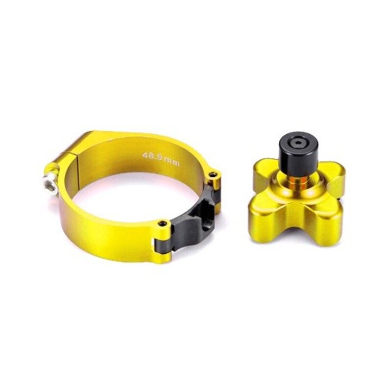 Sistema de salida rápida V PARTS amarillo Suzuki- motoscamaralweb.com