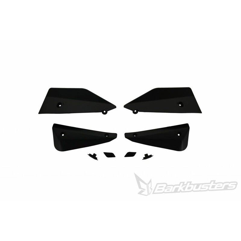 Kit de deflectores y conectores Barkbusters SABRE Color negro - motoscamaralweb.com