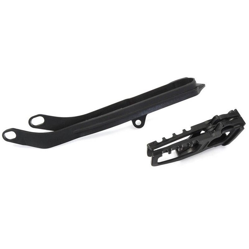 Guiacadenas + patin Polisport negro Honda 90593 - motoscamaralweb.com