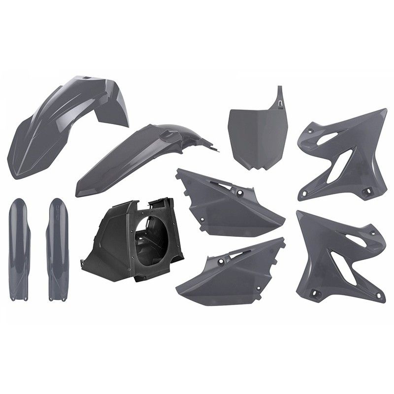 Kit plástica Polisport MX Vintage Edition nardo grey Yamaha YZ125/250 - motoscamaralweb.com