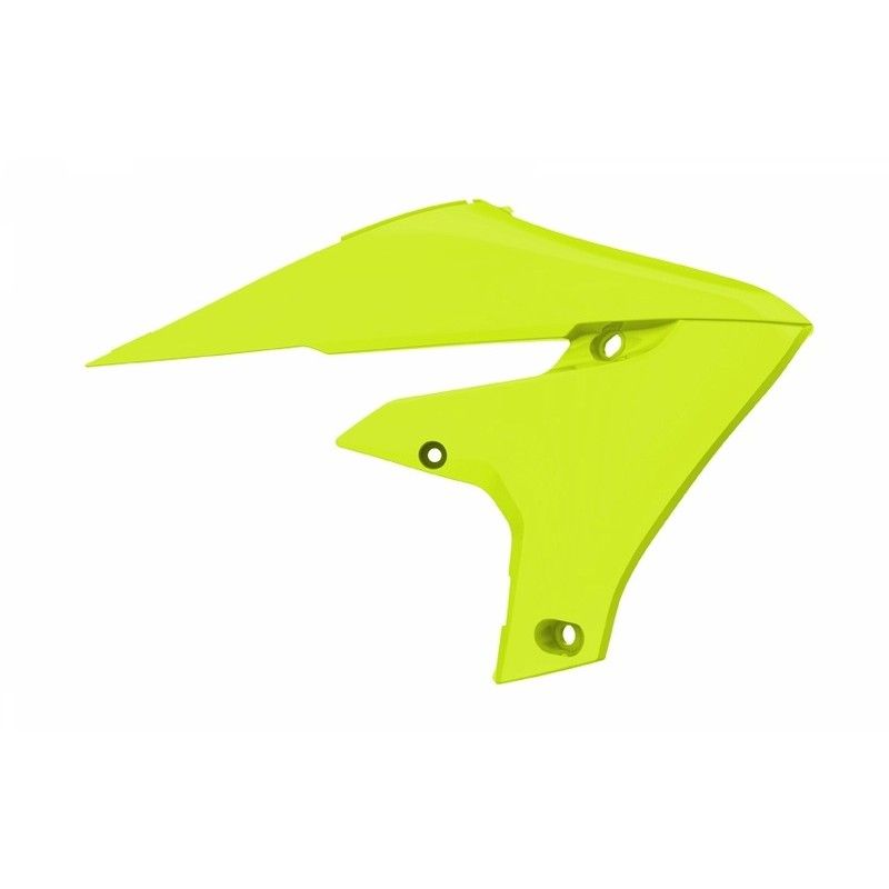 Aletines de radiador Polisport YZ450F 18-19 Amarillo neón - motoscamaralweb.com