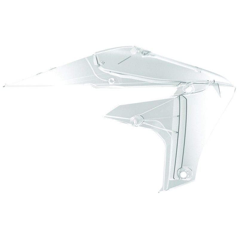 Aletines de radiador Polisport YZ250/450F Transparente - motoscamaralweb.com