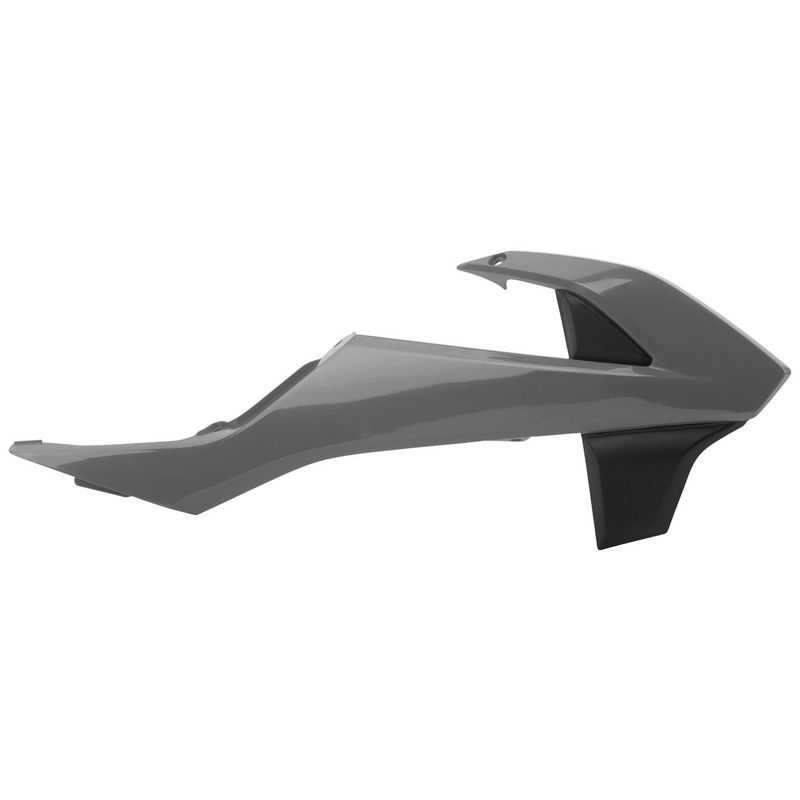 Aletines de radiador POLISPORT - Negro/Gris - motoscamaralweb.com