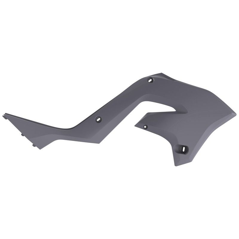 Tapa de radiador Polisport. Nardo Grey KX125/250 - motoscamaralweb.com