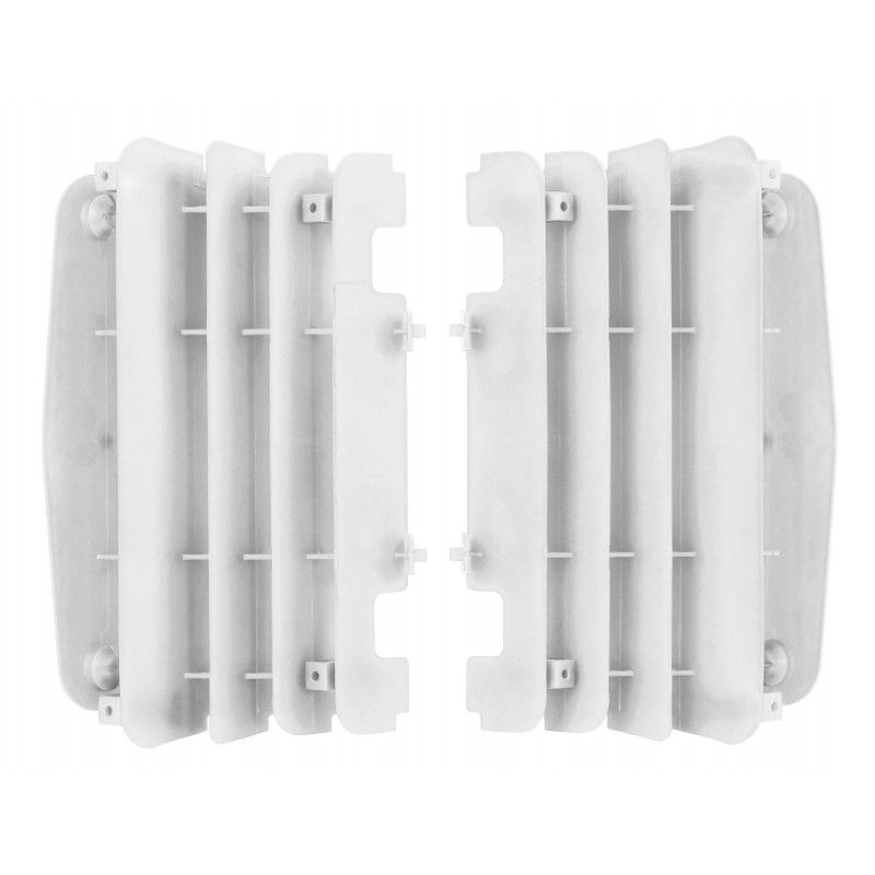 Aletines de radiador POLISPORT Yamaha blanco 8455600001 - motoscamaralweb.com