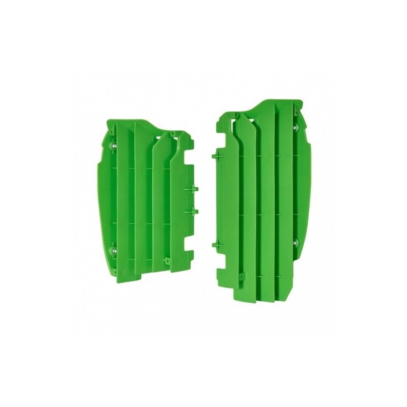 Aletines de radiador POLISPORT Kawasaki verde 8461600002 - motoscamaralweb.com