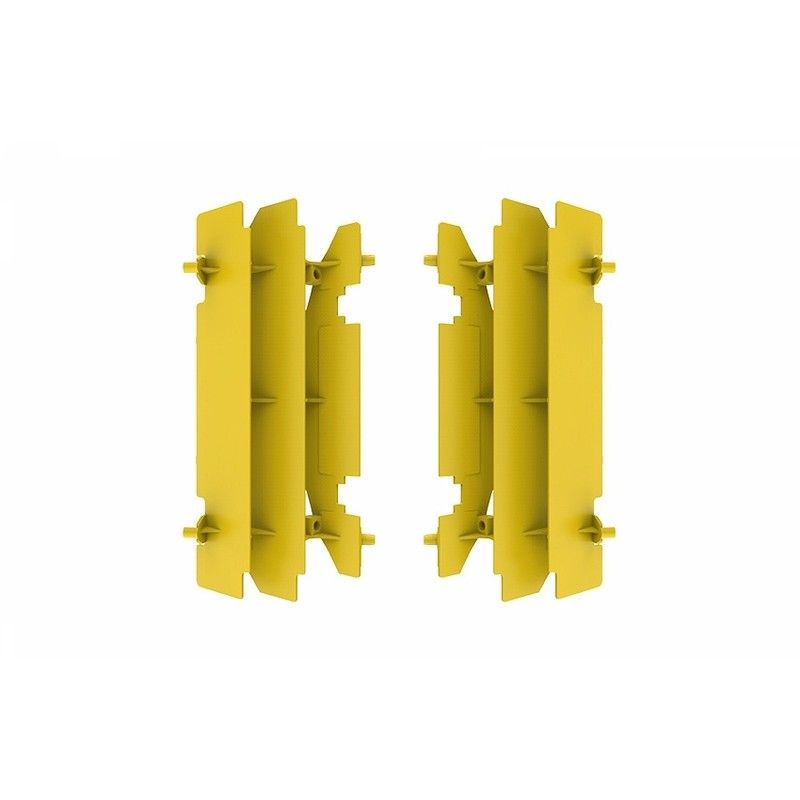 Aletines de radiador Polisport SUZUKI Amarillo - motoscamaralweb.com