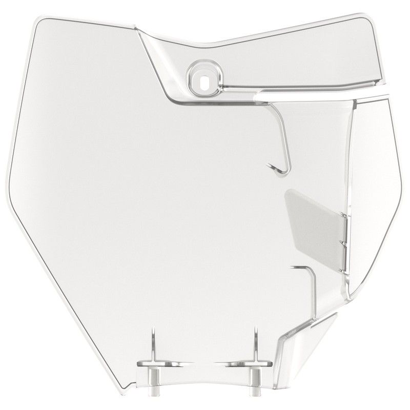 Portanúmeros delantero POLISPORT KTM transparente 8664900004 - motoscamaralweb.com