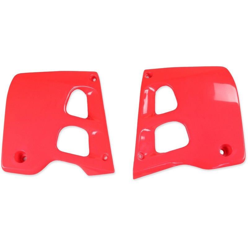 Plásticos laterales de radiador UFO Honda rojo HO02625-067 - motoscamaralweb.com