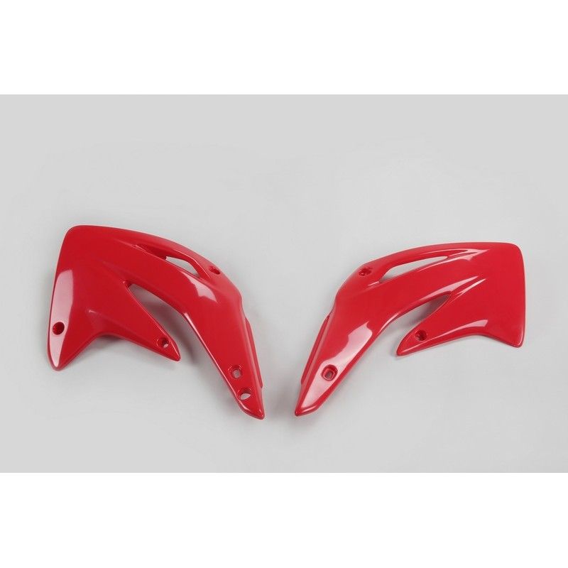 Plásticos laterales de radiador UFO Honda rojo HO03630-070 - motoscamaralweb.com
