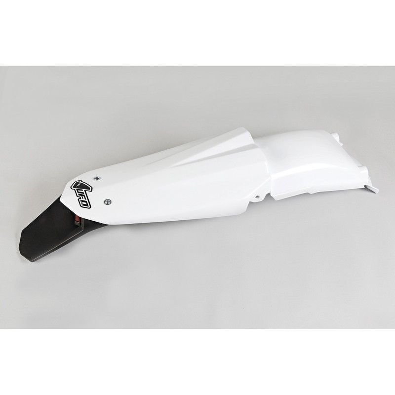 Guardabarros trasero con piloto UFO Husqvarna blanco HU03314-041 - motoscamaralweb.com