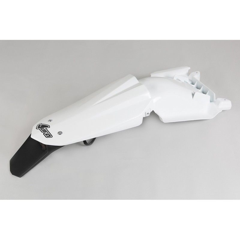 Guardabarros trasero con piloto LED UFO Husqvarna blanco HU03333-041 - motoscamaralweb.com