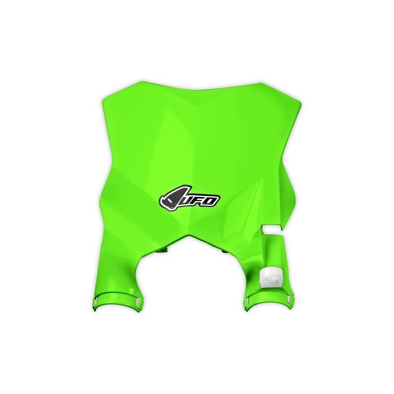 Portanumeros delantero UFO Stadium Kawasaki verde fluor KA04746-AFLU - motoscamaralweb.com