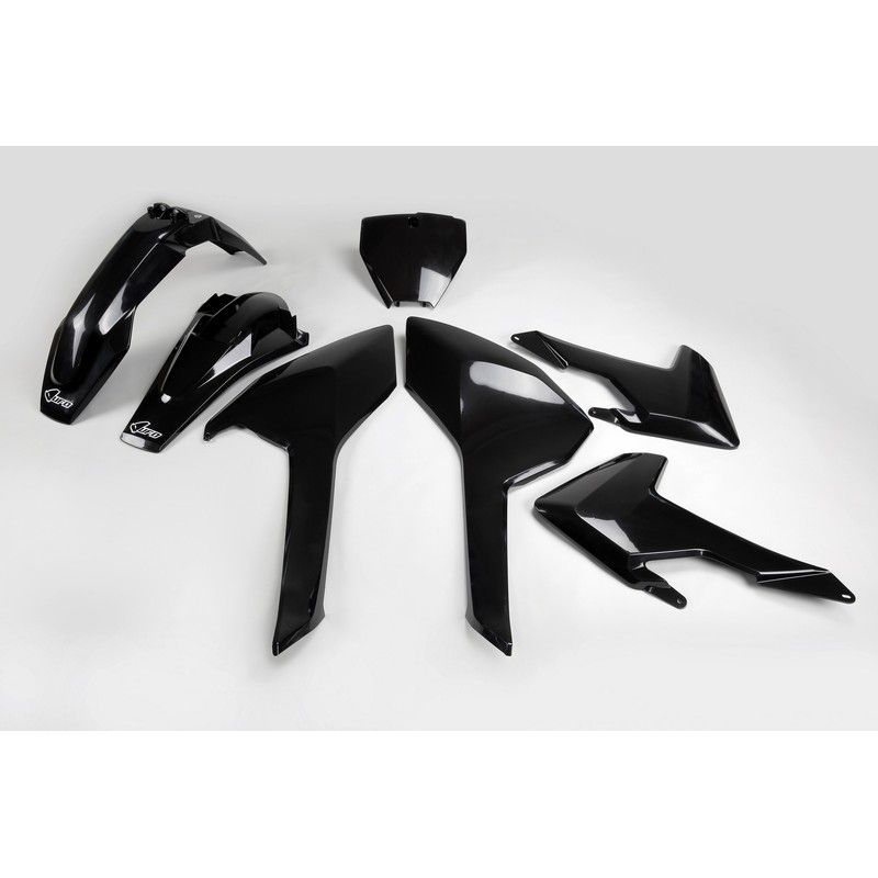 Kit plástica completo UFO Husqvarna color negro HUKIT616-001 - motoscamaralweb.com