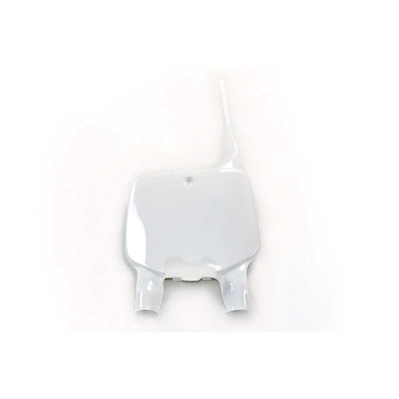 Portanúmeros delantero UFO Kawasaki blanco KA03701-047 - motoscamaralweb.com