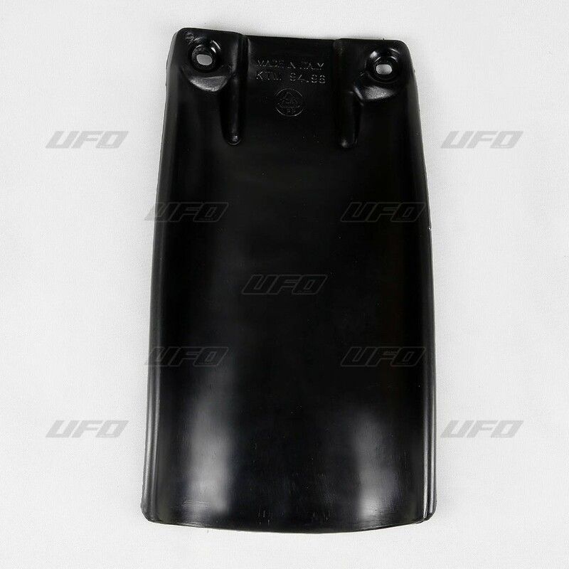 Faldilla protectora amortiguador UFO KTM negro KT03031-001 - motoscamaralweb.com