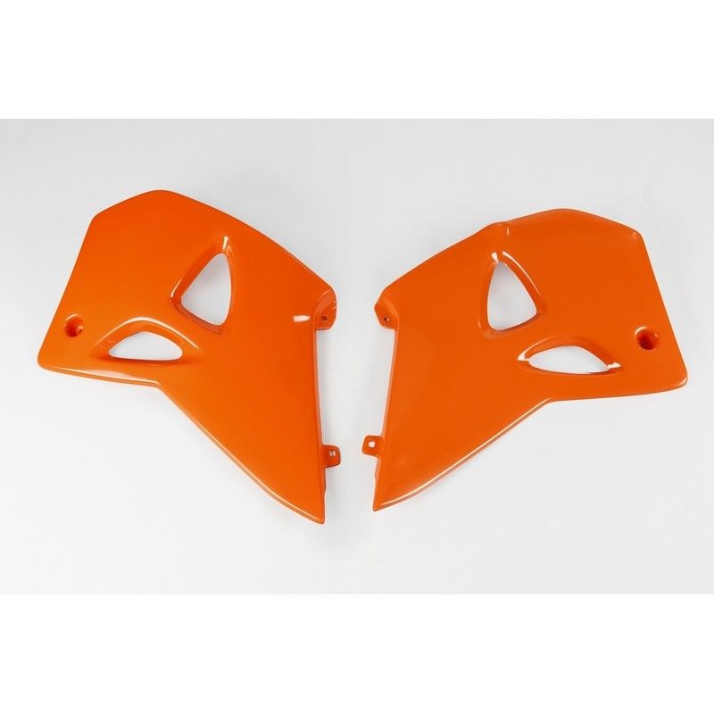 Plásticos laterales de radiador UFO KTM naranja KT03044-127 - motoscamaralweb.com