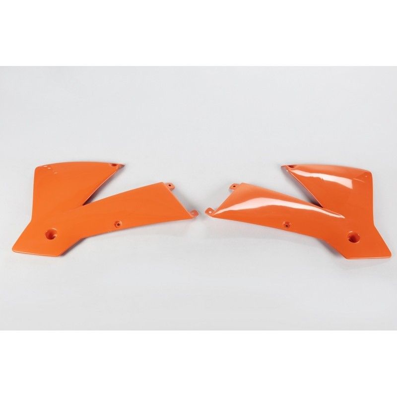 Plásticos laterales de radiador UFO KTM naranja KT03065-127 - motoscamaralweb.com