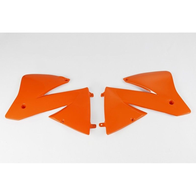 Plásticos laterales de radiador UFO KTM naranja KT03066-127 - motoscamaralweb.com