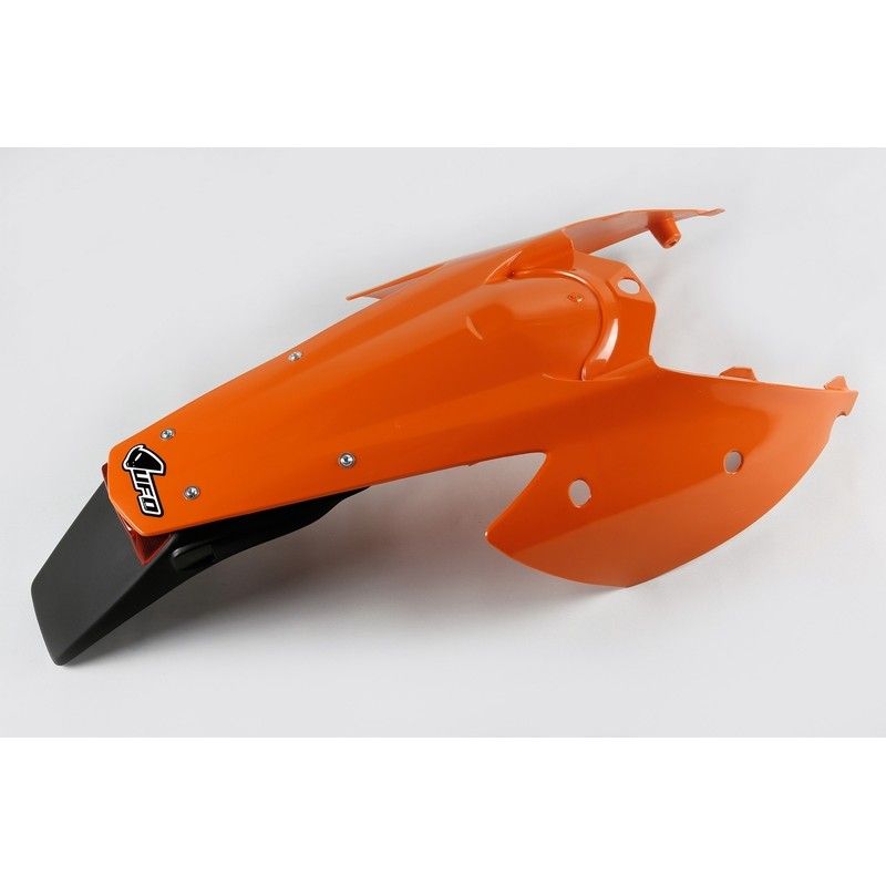 Guardabarros trasero con piloto UFO KTM naranja KT03081-127 - motoscamaralweb.com