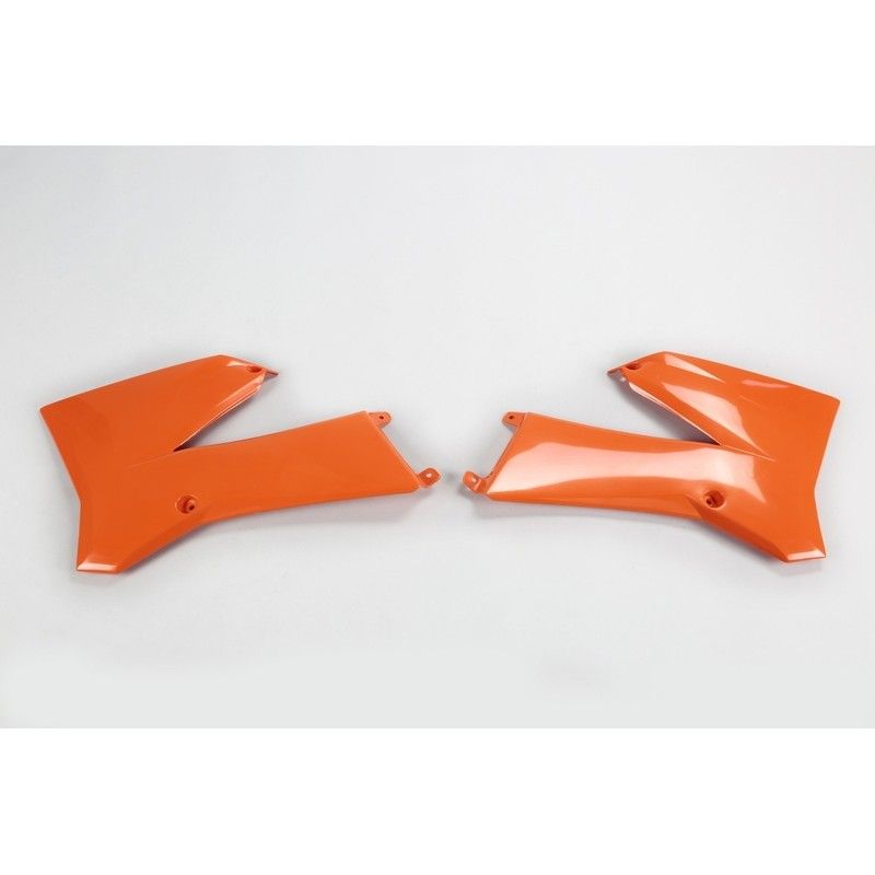 Plásticos laterales de radiador UFO KTM naranja KT03088-127 - motoscamaralweb.com