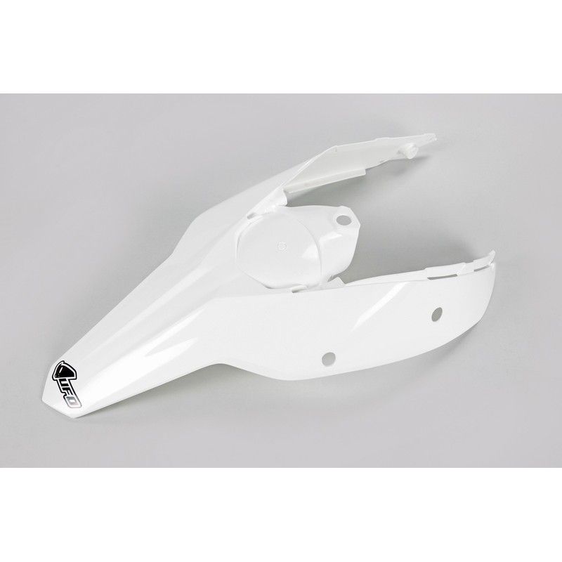 Guardabarros trasero con paneles laterales UFO KTM blanco KT03094-047 - motoscamaralweb.com